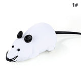 2018 Lovelty  colorful  Funny Pet Cat mice Toy Wireless RC Gray Rat Mice Toy Remote Control mouse For kids gift toys