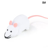 2018 Lovelty  colorful  Funny Pet Cat mice Toy Wireless RC Gray Rat Mice Toy Remote Control mouse For kids gift toys